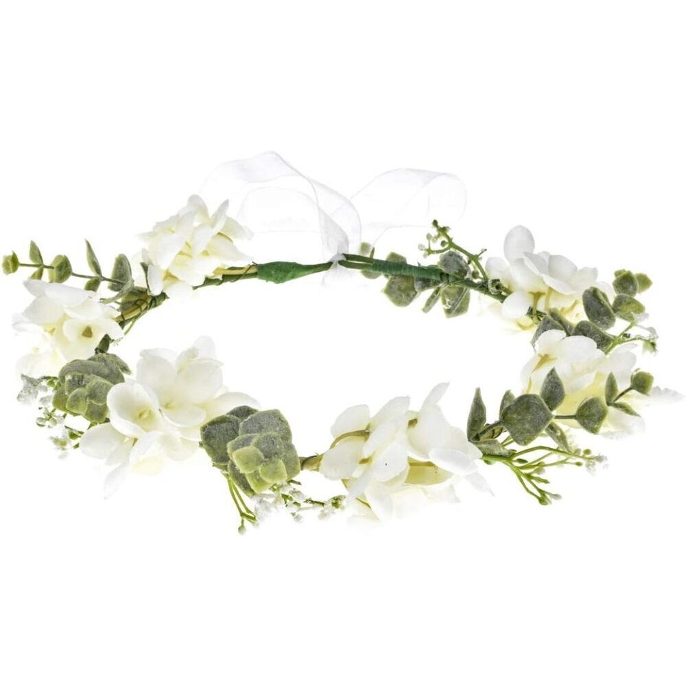 Camellia Flower Crown Rose Headpiece Bridal Wedding Flower Girl Maternity